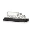 Crystal 18 Wheeler on Base - Black | https://www.bestnamebadges.com