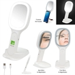 Light Up Double Sided Mirror With Wireless Charger | https://www.bestnamebadges.com