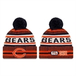 Customizable Branded Crochet Knitted Ski Bobble Ball Hat | https://www.bestnamebadges.com