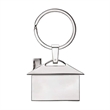 House Shape Key Ring | https://www.bestnamebadges.com