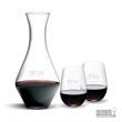 RIEDEL Merlot Decanter & Stemless Wine Set | https://www.bestnamebadges.com