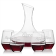 Hampton Carafe & Mandelay Stemless Wine | https://www.bestnamebadges.com