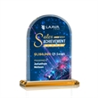 Bridgeport VividPrint™ Award -  Amber | https://www.bestnamebadges.com