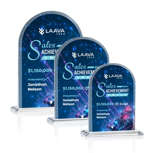 Bridgeport VividPrint™ Award - Clear | https://www.bestnamebadges.com