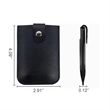 PU Leather Stackable Pull-Out Slim Casual Card Holder | https://www.bestnamebadges.com