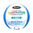 Stanton VividPrint™ Award - Blue | https://www.bestnamebadges.com