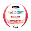 Stanton VividPrint™ Award - Red | https://www.bestnamebadges.com