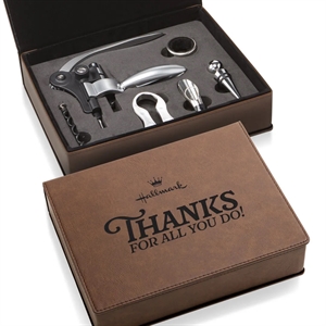 McEwan Wine Accessory Set - 5pc | https://www.bestnamebadges.com