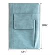 200 Pages Thick Paper Notebooks With Front Pen Pockets | https://www.bestnamebadges.com
