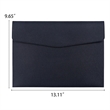 Waterproof Reusable Business File Package With Snap Closure | https://www.bestnamebadges.com