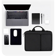 Protective Side Open Laptop Shoulder Bag with Zipper Pockets | https://www.bestnamebadges.com