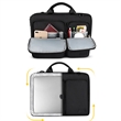 Protective Side Open Laptop Shoulder Bag with Zipper Pockets | https://www.bestnamebadges.com