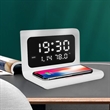 15W Wireless Charging Digital Clock with Adjustable Screen | https://www.bestnamebadges.com