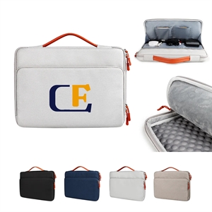 Waterproof Laptop Bag with Side Pockets Handle