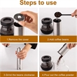 Stainless Steel Manual Coffee Grinder | https://www.bestnamebadges.com