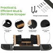 Outdoor Shoe Scraper Cleaner Brush | https://www.bestnamebadges.com
