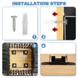 Outdoor Shoe Scraper Cleaner Brush | https://www.bestnamebadges.com