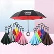 Inverted Reverse Upside Down Umbrella | https://www.bestnamebadges.com