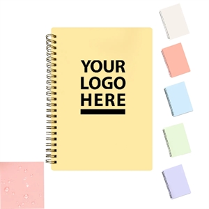 A5 Hardcover Spiral Horizontal Line Notebook