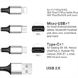 Universal 3 in 1 Multiple USB Cable | https://www.bestnamebadges.com