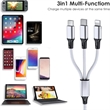 Universal 3 in 1 Multiple USB Cable | https://www.bestnamebadges.com