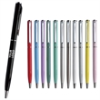 Slim Metal Twist Retractable Ballpoint Pens | https://www.bestnamebadges.com