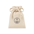 Canvas Drawstring Gift Bag - Small | https://www.bestnamebadges.com