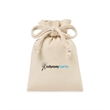 Canvas Drawstring Gift Bag - Small | https://www.bestnamebadges.com