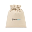 Canvas Drawstring Gift Bag - Large | https://www.bestnamebadges.com