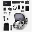 In Stock Custom USB Charging Business Laptop Backpack | https://www.bestnamebadges.com