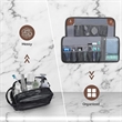 Custom Compact Toiletry Bag for Men with All-Over Printing | https://www.bestnamebadges.com