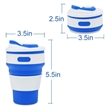 12 oz Silicone Collapsible Coffee Cup | https://www.bestnamebadges.com