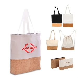 Custom Cork Bottom Farmers Market Bag