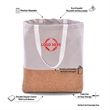 Custom Cork Bottom Farmers Market Bag | https://www.bestnamebadges.com
