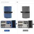 Custom Portable Compact Travel Electronics Organizer Bag | https://www.bestnamebadges.com