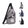 Custom Logo Chest Bag Sling Backpack | https://www.bestnamebadges.com
