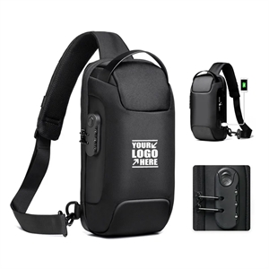 Anti-Theft Sling Bag with Lock