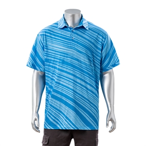 100% Cotton Full Color Reactive Digital Print Men's Polo | https://www.bestnamebadges.com