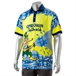 75D Milk Silk Fluorescent Digital Print Men's Polo - 5.3 oz | https://www.bestnamebadges.com