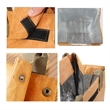 4 Pack Reusable Washable Kraft Paper Insulated Lunch Bag | https://www.bestnamebadges.com