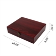Elegant 9 Piece Set In Rosewood Box Wine Accessory Tool Kit | https://www.bestnamebadges.com
