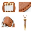 4pcs Portable Leather Waterproof Golf Tee Pouch Bag | https://www.bestnamebadges.com