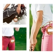 4pcs Portable Leather Waterproof Golf Tee Pouch Bag | https://www.bestnamebadges.com