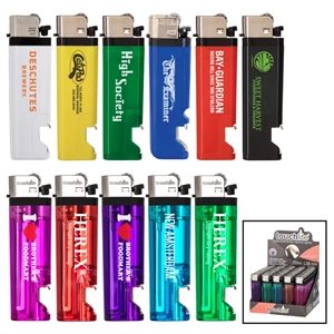 Standard Lighter With Bottle Opener | https://www.bestnamebadges.com