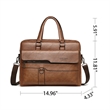 Waterproof Retro Business Travel Men's Handheld Briefcase | https://www.bestnamebadges.com