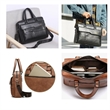 Waterproof Retro Business Travel Men's Handheld Briefcase | https://www.bestnamebadges.com