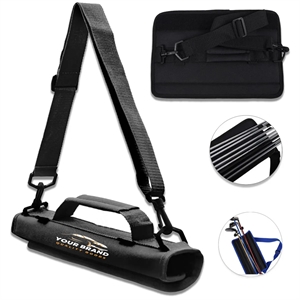 Outdoor Portable Nylon Foldable Golf Club Travel Carry Bag