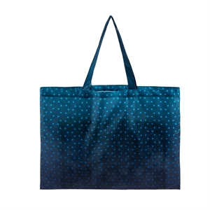 Sublimated PET Non-Woven Flat Convention Tote Bag 18