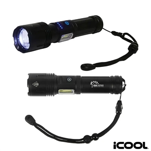 iCOOL Longmont Rechargeable 1000-Lumen Aluminum Tactical ... | https://www.bestnamebadges.com