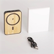 Bamboo USB Wireless Magnetic Charging Power Bank | https://www.bestnamebadges.com